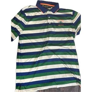 Polo Ralph Lauren Golf Polo Shirt Men's Medium 2017 US Open USGA Striped Pony